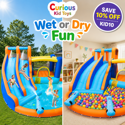 WonderSplash™ Double Slide Backyard Water Park