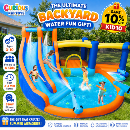 WonderSplash™ Double Slide Backyard Water Park