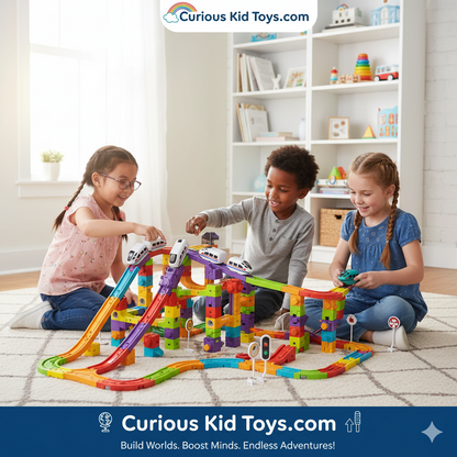 CuriousKidToys Magnetic Track Adventure Set