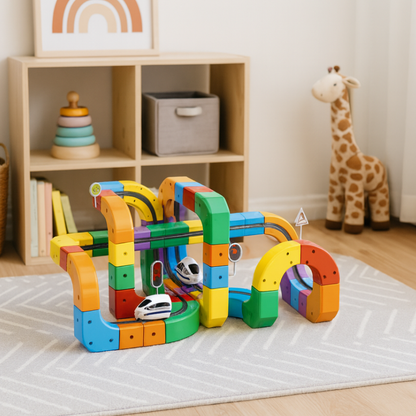 CuriousKidToys Magnetic Track Adventure Set