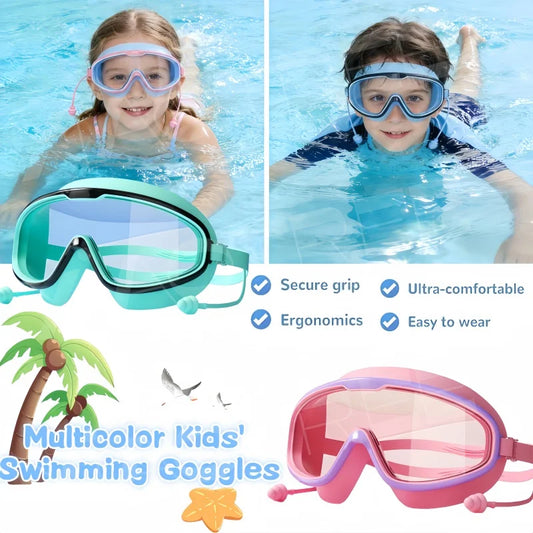 SplashSight Colorful Kids Swim Goggles