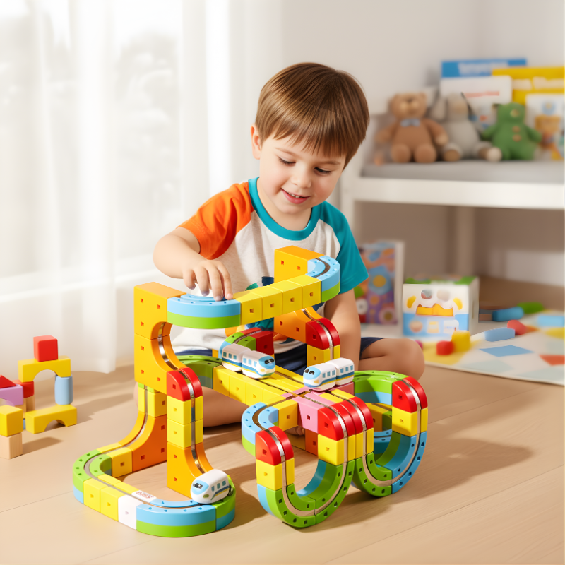 CuriousKidToys Magnetic Track Adventure Set