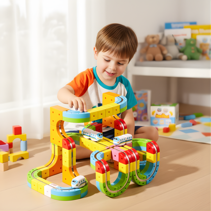 CuriousKidToys Magnetic Track Adventure Set