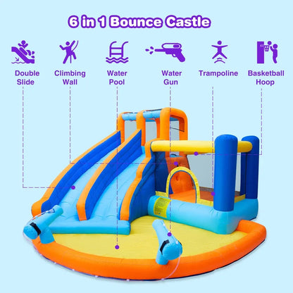 WonderSplash™ Double Slide Backyard Water Park