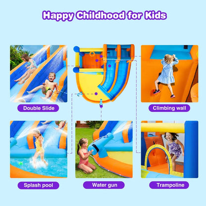 WonderSplash™ Double Slide Backyard Water Park