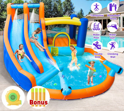 WonderSplash™ Double Slide Backyard Water Park