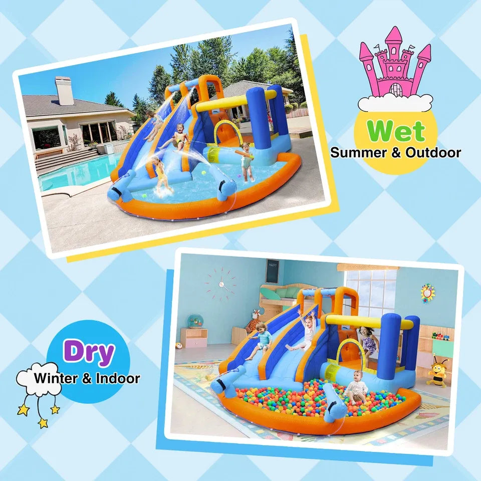 WonderSplash™ Double Slide Backyard Water Park